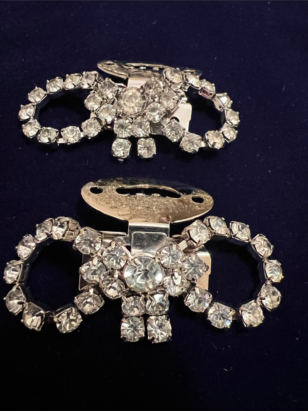 Set Of TipToe Vintage 50’s/ 60’s Shoe Bow Clips Signed